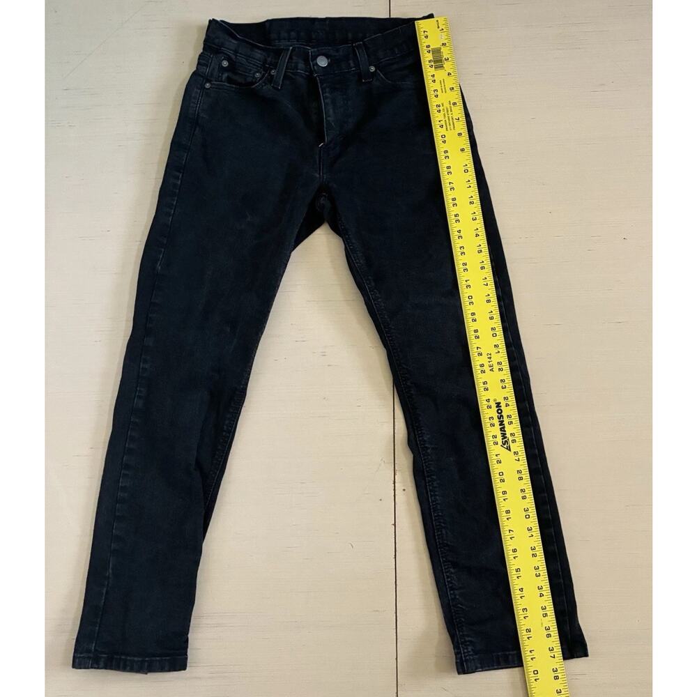 Levi's 541 Men's Size 30x30 Athletic Taper Fit Stretch Black Denim Jeans - Picture 9 of 16
